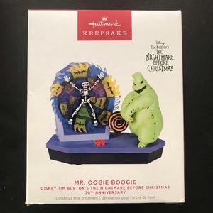Hallmark Keepsake Nightmare Mr. Oogie Boogie Magic Light Motion Sound Ornament